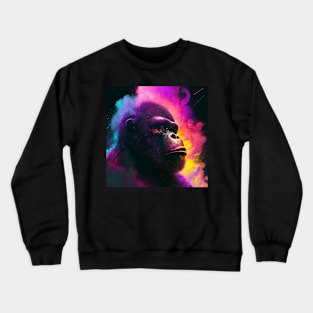 Psychedelic  Gorilla 03 Crewneck Sweatshirt